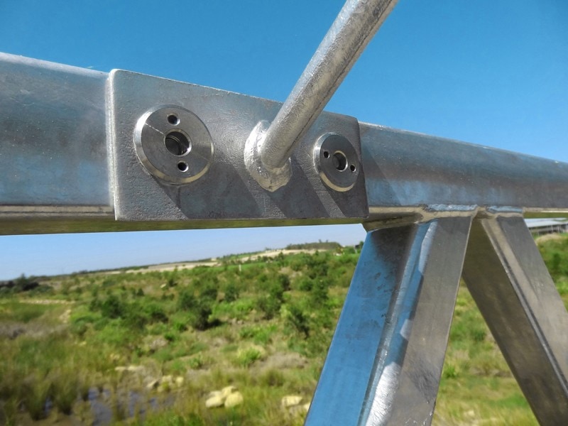 Antivandal bolts as standard Landmark Products