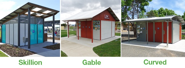 restroom roof types